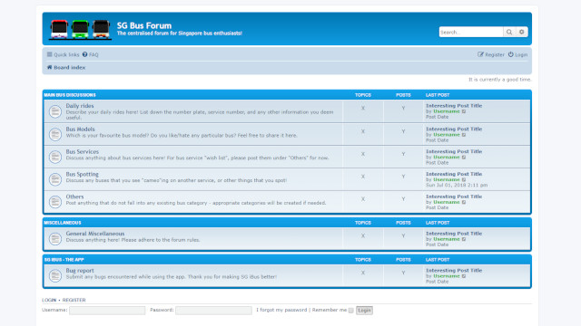 SG Bus Forum